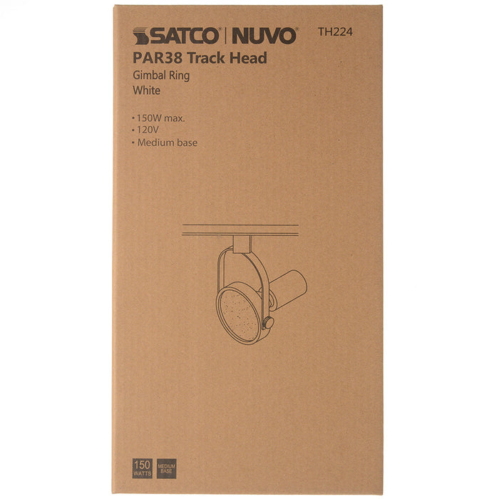 SATCO/NUVO 1 Light PAR38 Track Head-Gimbal Ring (TH224)