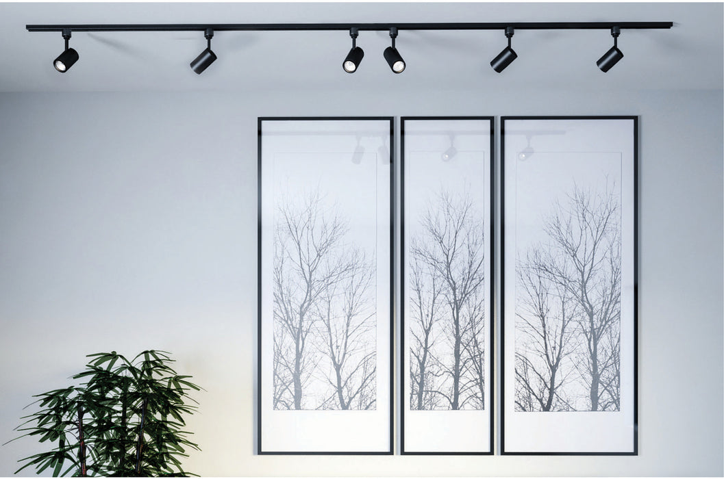 SATCO/NUVO 1 Light-LED-12W Track Head-Round-Black-24 Degree Beam (TH402)