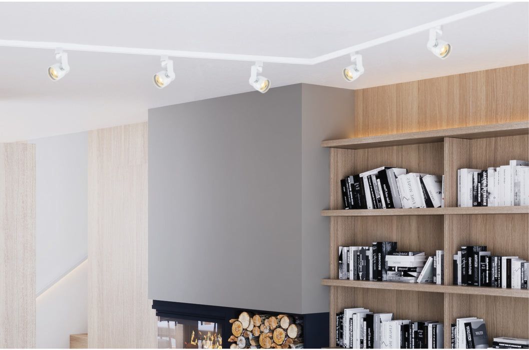 SATCO/NUVO 1 Light-LED-12W Track Head-Pinch Back-White-24 Degree Beam (TH411)