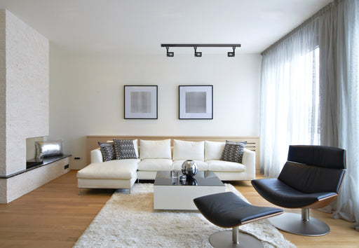 SATCO/NUVO 1 Light-LED-12W Track Head-Pipe-Black-36 Degree Beam 3000K (TH444)