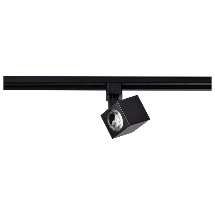 SATCO/NUVO 1 Light-LED-12W Track Head-Square-Black-36 Degree Beam 3000K (TH464)