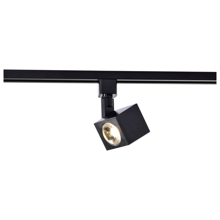 SATCO/NUVO 1 Light-LED-12W Track Head-Square-Black-36 Degree Beam 3000K (TH464)
