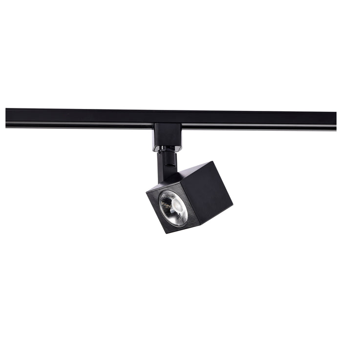 SATCO/NUVO 1 Light-LED-12W Track Head-Square-Black-36 Degree Beam 3000K (TH464)