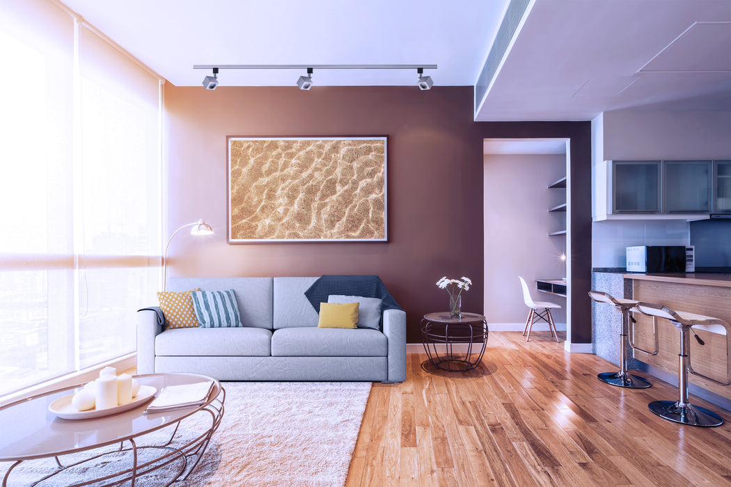 SATCO/NUVO 1 Light-LED-12W Track Head-Square-Brushed Nickel-36 Degree Beam 3000K (TH467)