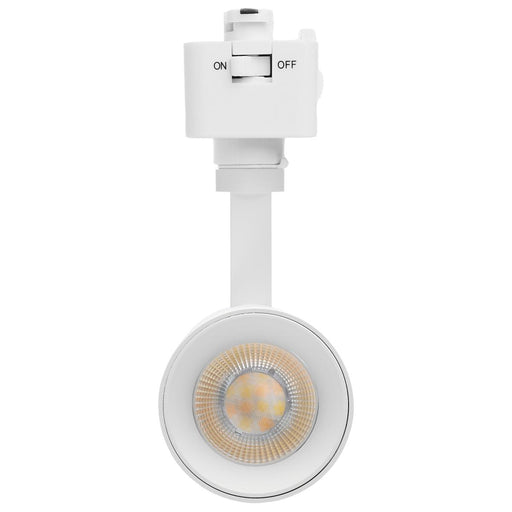 SATCO/NUVO 10W LED Track Head 48 Degree Beam Spread J-Style Track CCT Selectable 2700K/3000K/3500K/4000K/5000K 120V 90 CRI Matte White Finish (TH5003)