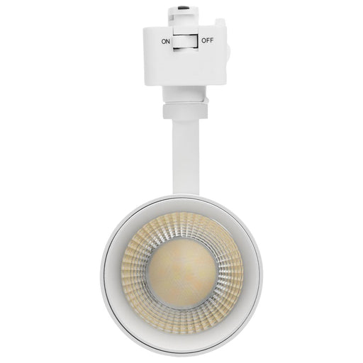 SATCO/NUVO 20W LED Track Head 36 Degree Beam Spread J-Style Track CCT Selectable 2700K/3000K/3500K/4000K/5000K 120V 90 CRI Matte White Finish (TH5011)