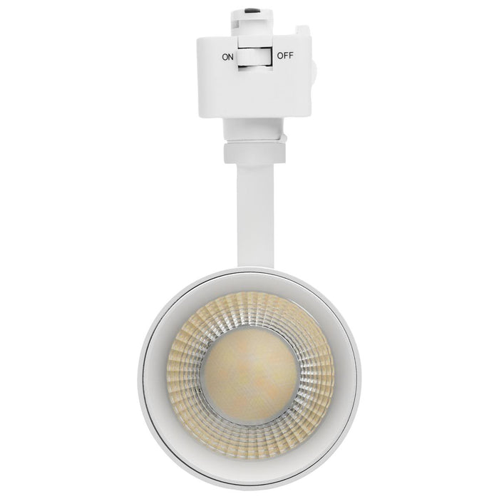 SATCO/NUVO 20W LED Track Head 36 Degree Beam Spread J-Style Track CCT Selectable 2700K/3000K/3500K/4000K/5000K 120V 90 CRI Matte White Finish (TH5011)