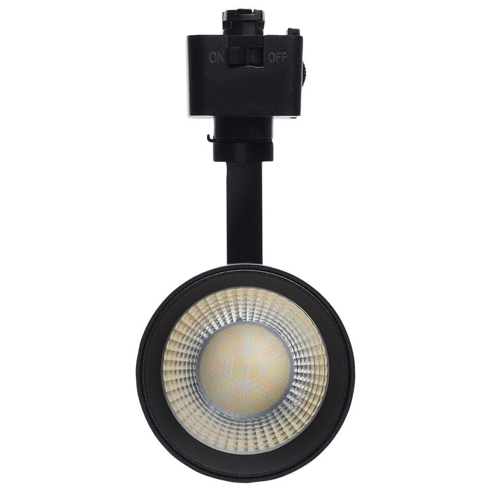 SATCO/NUVO 20W LED Track Head 36 Degree Beam Spread J-Style Track CCT Selectable 2700K/3000K/3500K/4000K/5000K 120V 90 CRI Matte Black Finish (TH5012)