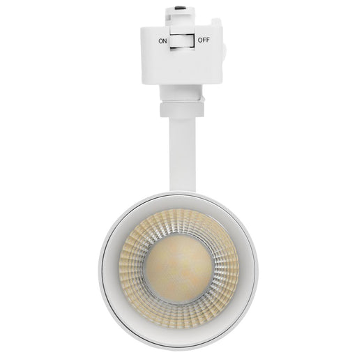 SATCO/NUVO 20W LED Track Head 48 Degree Beam Spread J-Style Track CCT Selectable 2700K/3000K/3500K/4000K/5000K 120V 90 CRI Matte White Finish (TH5013)