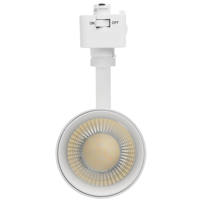 SATCO/NUVO 20W LED Track Head 48 Degree Beam Spread J-Style Track CCT Selectable 2700K/3000K/3500K/4000K/5000K 120V 90 CRI Matte White Finish (TH5013)