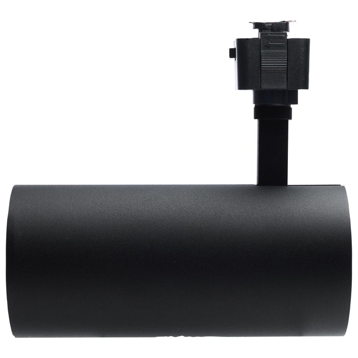 SATCO/NUVO 30W LED Track Head 48 Degree Beam Spread J-Style Track CCT Selectable 2700K/3000K/3500K/4000K/5000K 120V 90 CRI Matte Black Finish (TH5024)