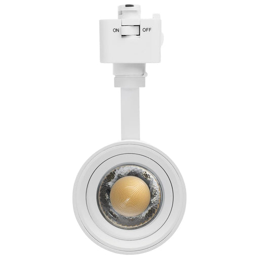 SATCO/NUVO 15W LED Track Head Juno 20 To 50 Degree Adjustable Beam Spread CCT Selectable 2700K/3000K/3500K/4000K/5000K 120V 90 CRI Matte White Finish (TH5031)
