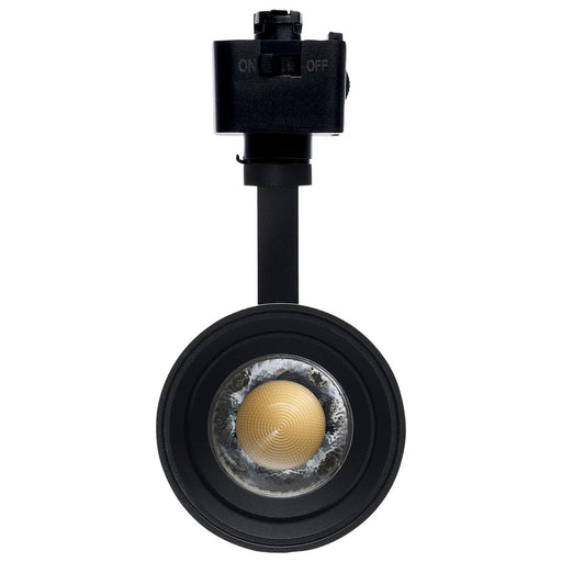 SATCO/NUVO 15W LED Track Head Juno 20 To 50 Degree Adjustable Beam Spread CCT Selectable 2700K/3000K/3500K/4000K/5000K 120V 90 CRI Matte Black Finish (TH5032)