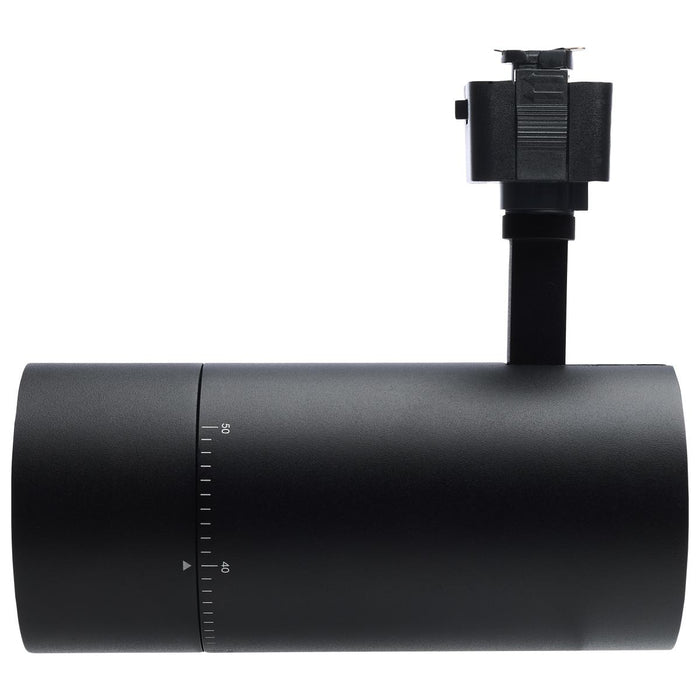 SATCO/NUVO 30W LED Track Head Juno 20 To 50 Degree Adjustable Beam Spread CCT Selectable 2700K/3000K/3500K/4000K/5000K 120V 90 CRI Matte Black Finish (TH5042)