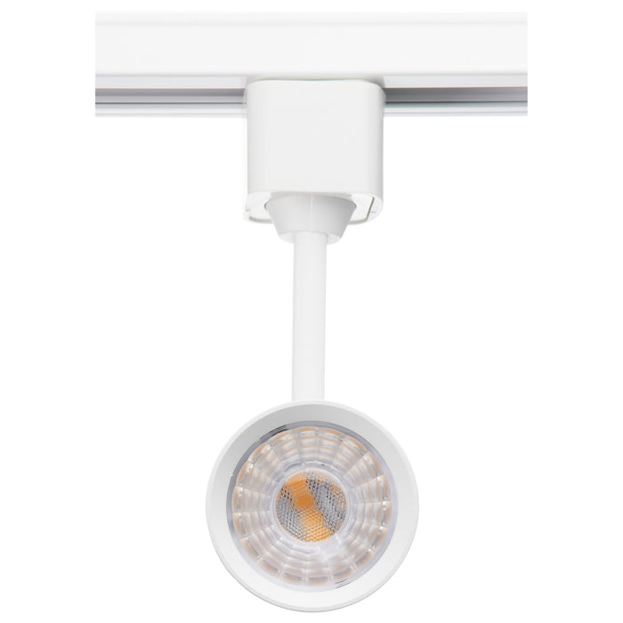 SATCO/NUVO 12W LED Commercial Track Head White Cylinder 24 Degree Beam Angle 3000K (TH601)