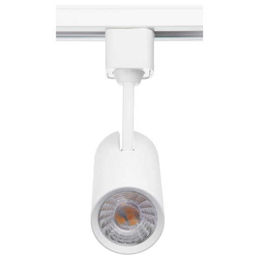 SATCO/NUVO 12W LED Commercial Track Head White Cylinder 36 Degree Beam Angle 3000K (TH603)