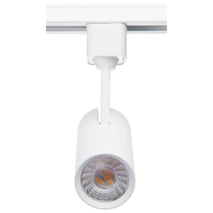 SATCO/NUVO 12W LED Commercial Track Head White Cylinder 36 Degree Beam Angle 3000K (TH603)