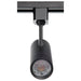 SATCO/NUVO 12W LED Commercial Track Head Black Cylinder 36 Degree Beam Angle 3000K (TH604)