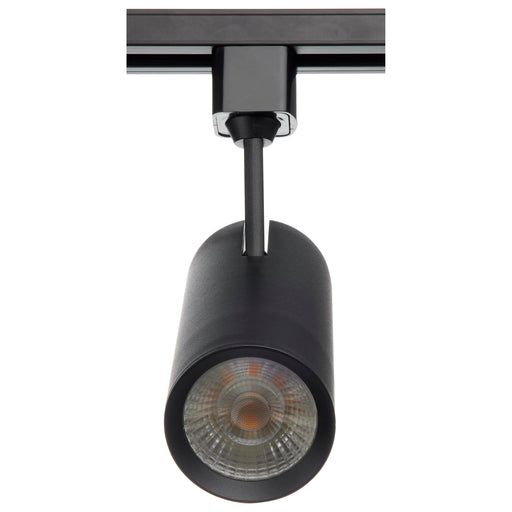 SATCO/NUVO 15W LED Commercial Track Head Black Cylinder 24 Degree Beam Angle 3000K (TH612)