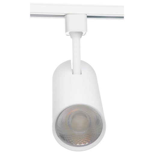SATCO/NUVO 30W LED Commercial Track Head White Cylinder 24 Degree Beam Angle 3000K (TH621)
