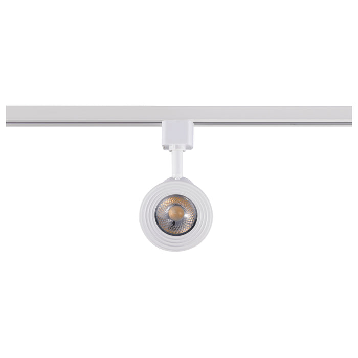 SATCO/NUVO 12W LED Cinch Track Head 3000K 24 Degree Beam Angle Matte White (TH632)