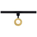 SATCO/NUVO 12W LED Cinch Track Head 3000K 24 Degree Beam Angle Matte Black/Brushed Brass (TH633)