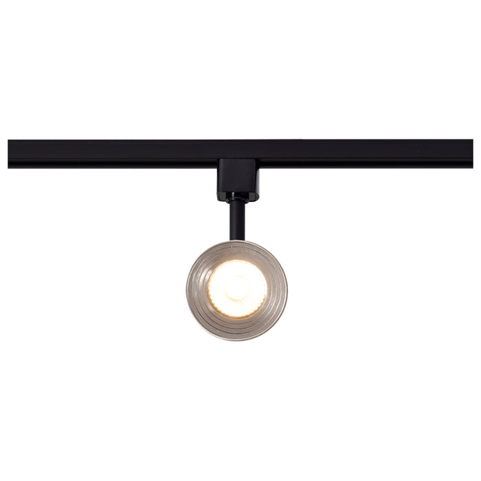 SATCO/NUVO 12W LED Cinch Track Head 3000K 36 Degree Beam Angle Matte Black/Brushed Nickel (TH644)