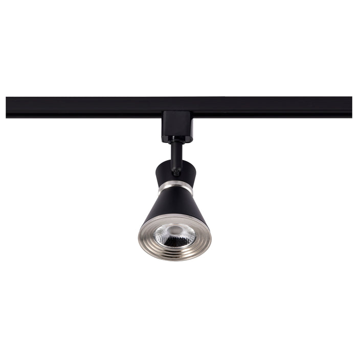 SATCO/NUVO 12W LED Cinch Track Head 3000K 36 Degree Beam Angle Matte Black/Brushed Nickel (TH644)