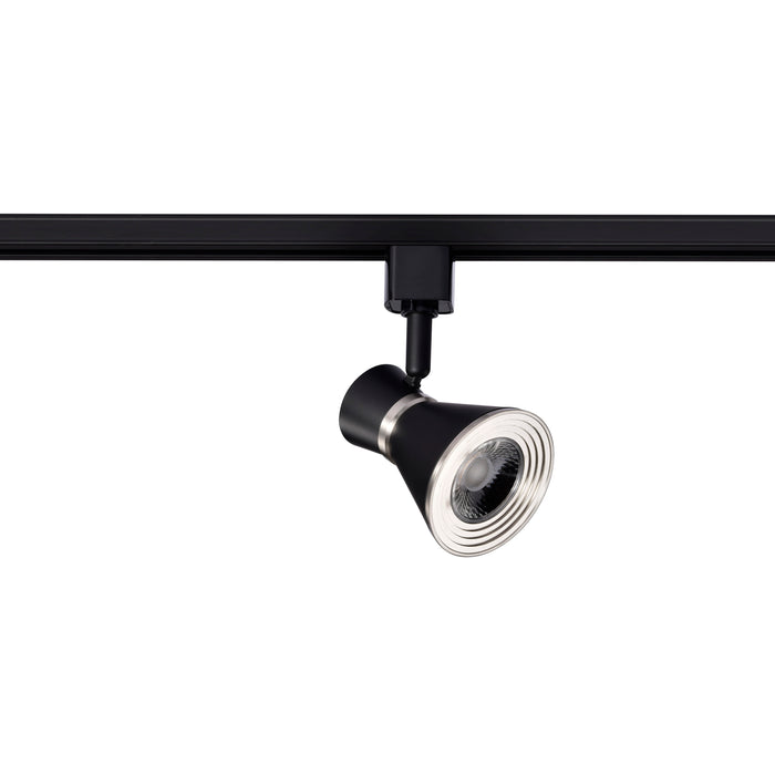 SATCO/NUVO 12W LED Cinch Track Head 3000K 36 Degree Beam Angle Matte Black/Brushed Nickel (TH644)