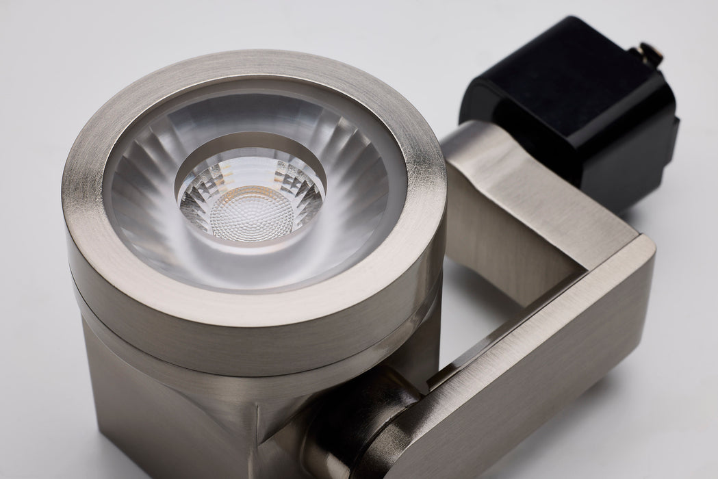 SATCO/NUVO LED Lantern Style Track Head 12W 24 Degree Beam Angle 3000K Dimmable Brushed Nickel (TH653)