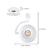 SATCO/NUVO ORB LED H-Style Track Head 12W CCT Selectable 3000K/4000K/5000K 24 Degree Beam Angle 120V White Finish (TH670)