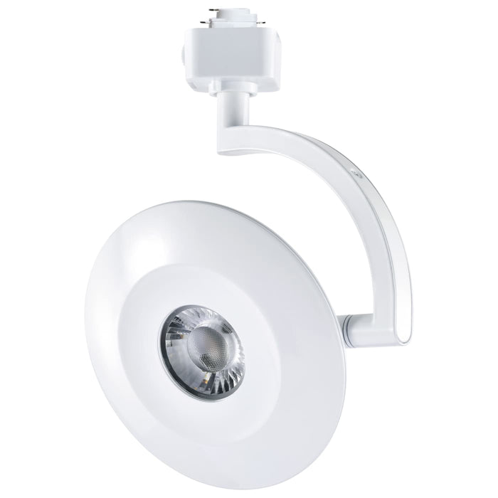 SATCO/NUVO ORB LED H-Style Track Head 12W CCT Selectable 3000K/4000K/5000K 24 Degree Beam Angle 120V White Finish (TH670)