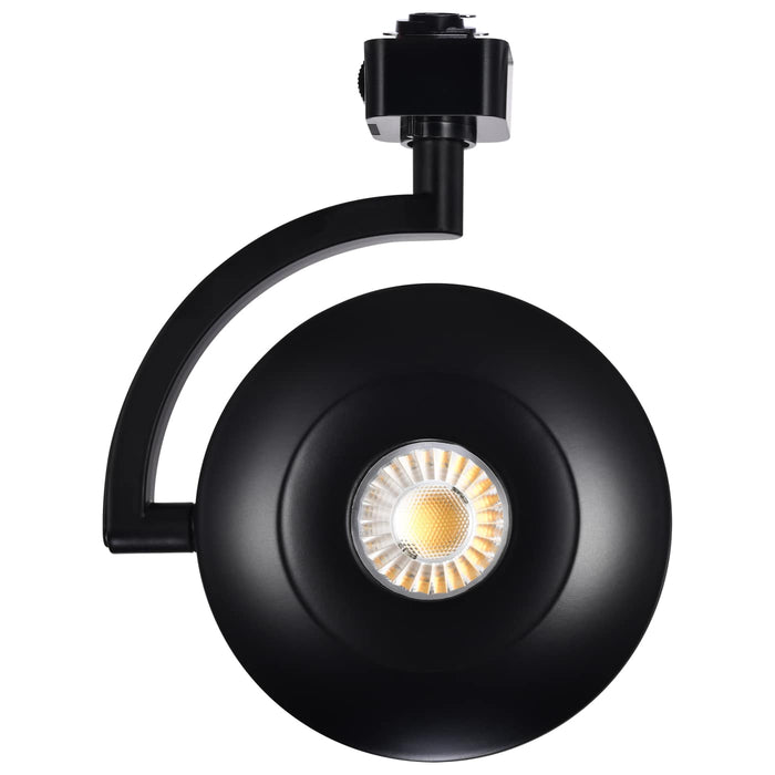 SATCO/NUVO ORB LED H-Style Track Head 12W CCT Selectable 3000K/4000K/5000K 24 Degree Beam Angle 120V Black Finish (TH671)