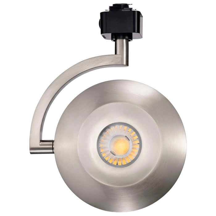 SATCO/NUVO ORB LED H-Style Track Head 12W CCT Selectable 3000K/4000K/5000K 24 Degree Beam Angle 120V Brushed Nickel Finish (TH672)