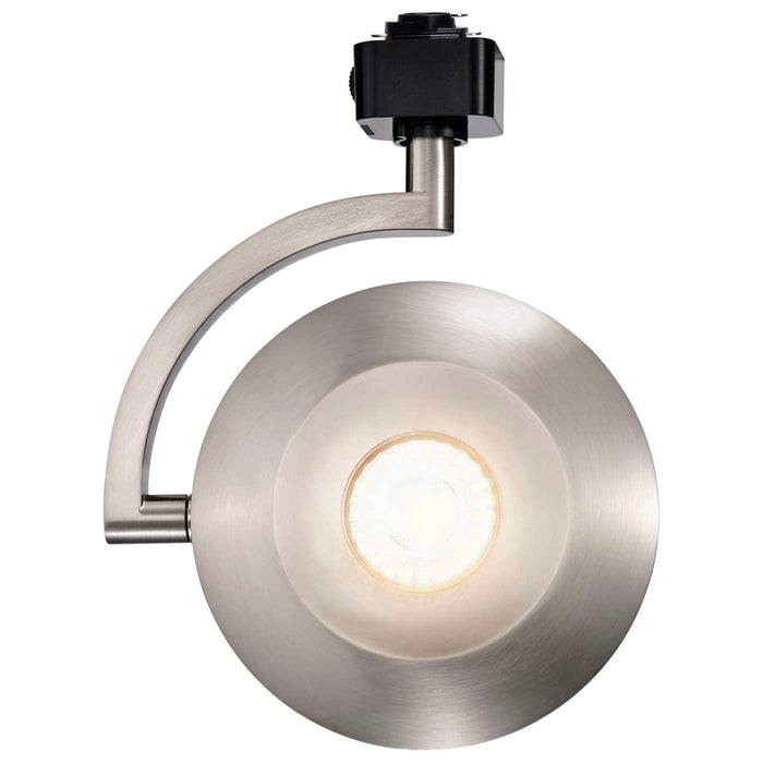 SATCO/NUVO ORB LED H-Style Track Head 12W CCT Selectable 3000K/4000K/5000K 24 Degree Beam Angle 120V Brushed Nickel Finish (TH672)