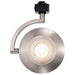 SATCO/NUVO ORB LED H-Style Track Head 12W CCT Selectable 3000K/4000K/5000K 24 Degree Beam Angle 120V Brushed Nickel Finish (TH672)