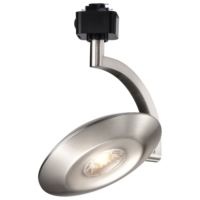 SATCO/NUVO ORB LED H-Style Track Head 12W CCT Selectable 3000K/4000K/5000K 24 Degree Beam Angle 120V Brushed Nickel Finish (TH672)