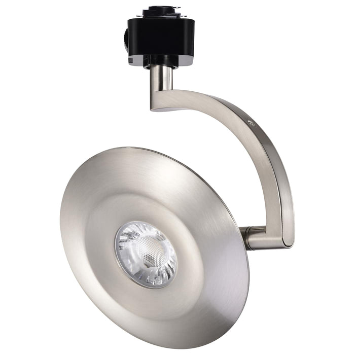 SATCO/NUVO ORB LED H-Style Track Head 12W CCT Selectable 3000K/4000K/5000K 36 Degree Beam Angle 120V Brushed Nickel Finish (TH675)