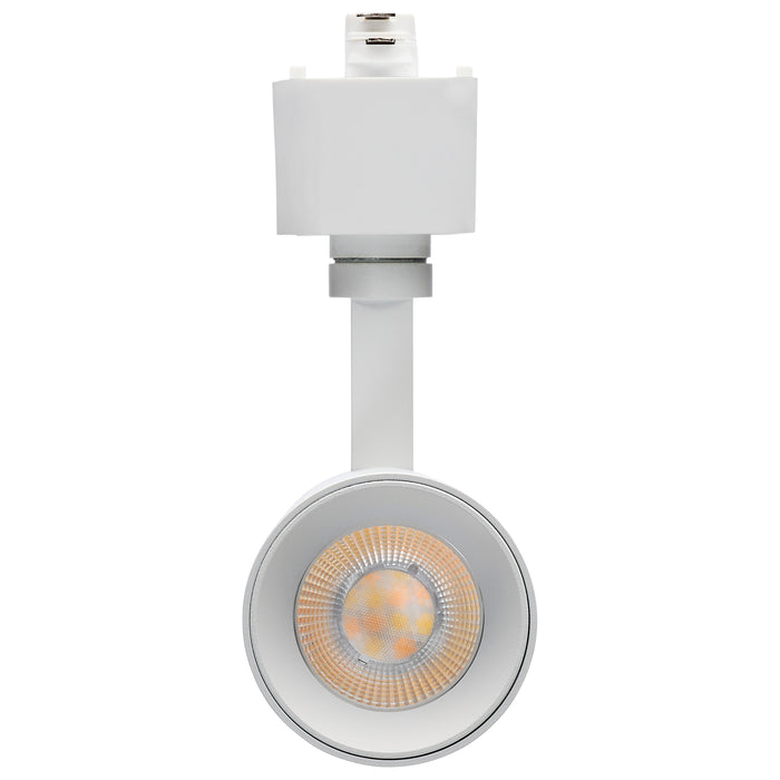 SATCO/NUVO 10W LED Track Head 48 Degree Beam Spread CCT Selectable 2700K/3000K/3500K/4000K/5000K Matte White Finish (TH703)