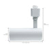 SATCO/NUVO 10W LED Track Head 48 Degree Beam Spread CCT Selectable 2700K/3000K/3500K/4000K/5000K Matte White Finish (TH703)