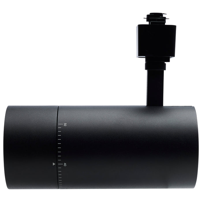 SATCO/NUVO 30W LED Track Head 20 To 50 Degree Adjustable Beam Spread CCT Selectable 2700K/3000K/3500K/4000K/5000K Matte Black Finish (TH742)