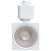 SATCO/NUVO 8W Square LED Track Head CCT Selectable 2700K/3000K/3500K/4000K/5000K Dim To Warm H Style 36 Degree Beam Angle 120V White (TH751)