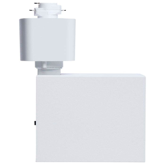 SATCO/NUVO 8W Square LED Track Head CCT Selectable 2700K/3000K/3500K/4000K/5000K Dim To Warm H Style 48 Degree Beam Angle 120V White (TH754)