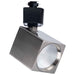SATCO/NUVO 8W Square LED Track Head CCT Selectable 2700K/3000K/3500K/4000K/5000K Dim To Warm H Style 48 Degree Beam Angle 120V Brushed Nickel (TH756)