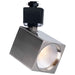 SATCO/NUVO 8W Square LED Track Head CCT Selectable 2700K/3000K/3500K/4000K/5000K Dim To Warm H Style 48 Degree Beam Angle 120V Brushed Nickel (TH756)