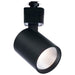 SATCO/NUVO 8W Round LED Track Head CCT Selectable 2700K/3000K/3500K/4000K/5000K Dim To Warm H Style 36 Degree Beam Angle 120V Black (TH762)