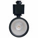 SATCO/NUVO 8W Round LED Track Head CCT Selectable 2700K/3000K/3500K/4000K/5000K Dim To Warm H Style 36 Degree Beam Angle 120V Black (TH762)