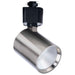 SATCO/NUVO 8W Round LED Track Head CCT Selectable 2700K/3000K/3500K/4000K/5000K Dim To Warm H Style 36 Degree Beam Angle 120V Brushed Nickel (TH763)