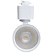 SATCO/NUVO 8W Round LED Track Head CCT Selectable 2700K/3000K/3500K/4000K/5000K Dim To Warm H Style 48 Degree Beam Angle 120V White (TH764)