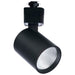 SATCO/NUVO 8W Round LED Track Head CCT Selectable 2700K/3000K/3500K/4000K/5000K Dim To Warm H Style 48 Degree Beam Angle 120V Black (TH765)